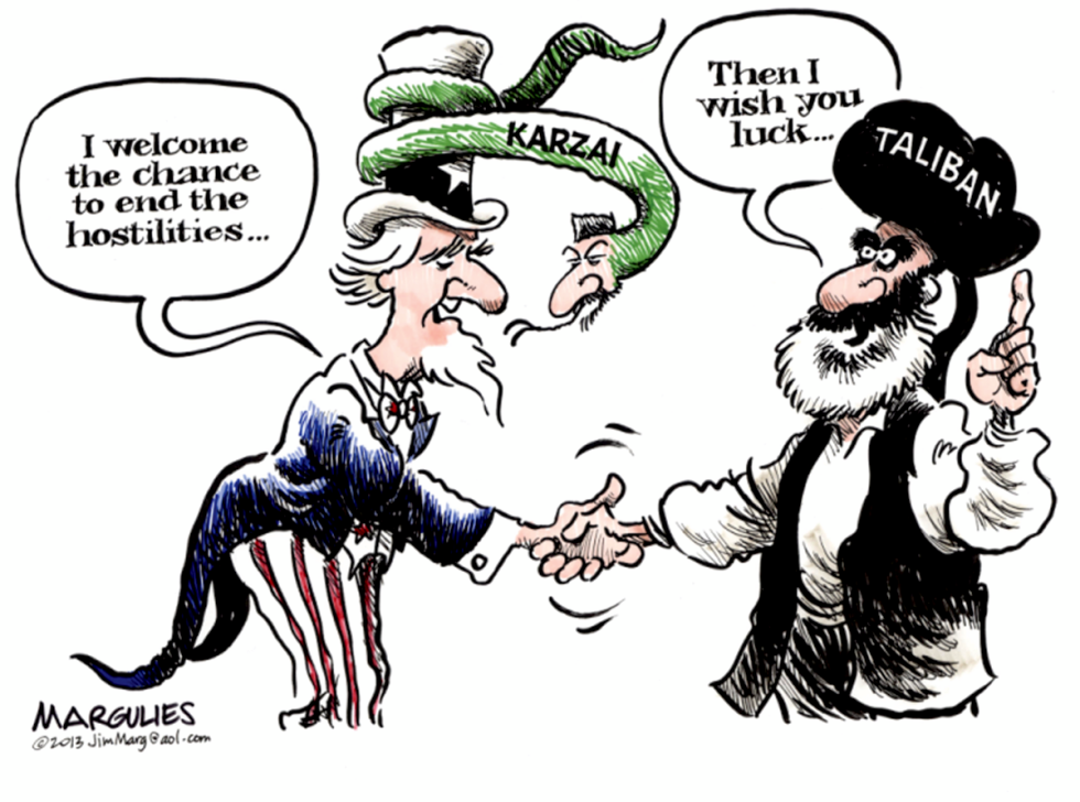 US talks with Taliban color