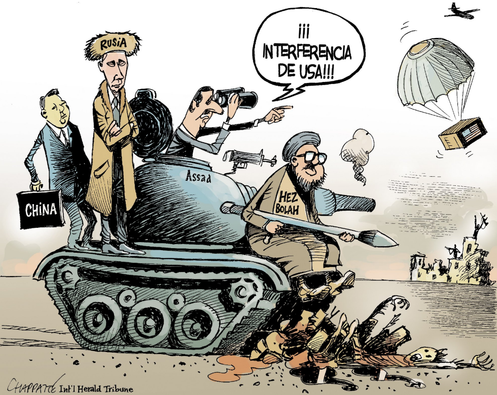  USA AYUDA A LA OPOSICION SIRIA by Patrick Chappatte