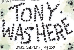 JAMES GANDOLFINI by Joe Heller