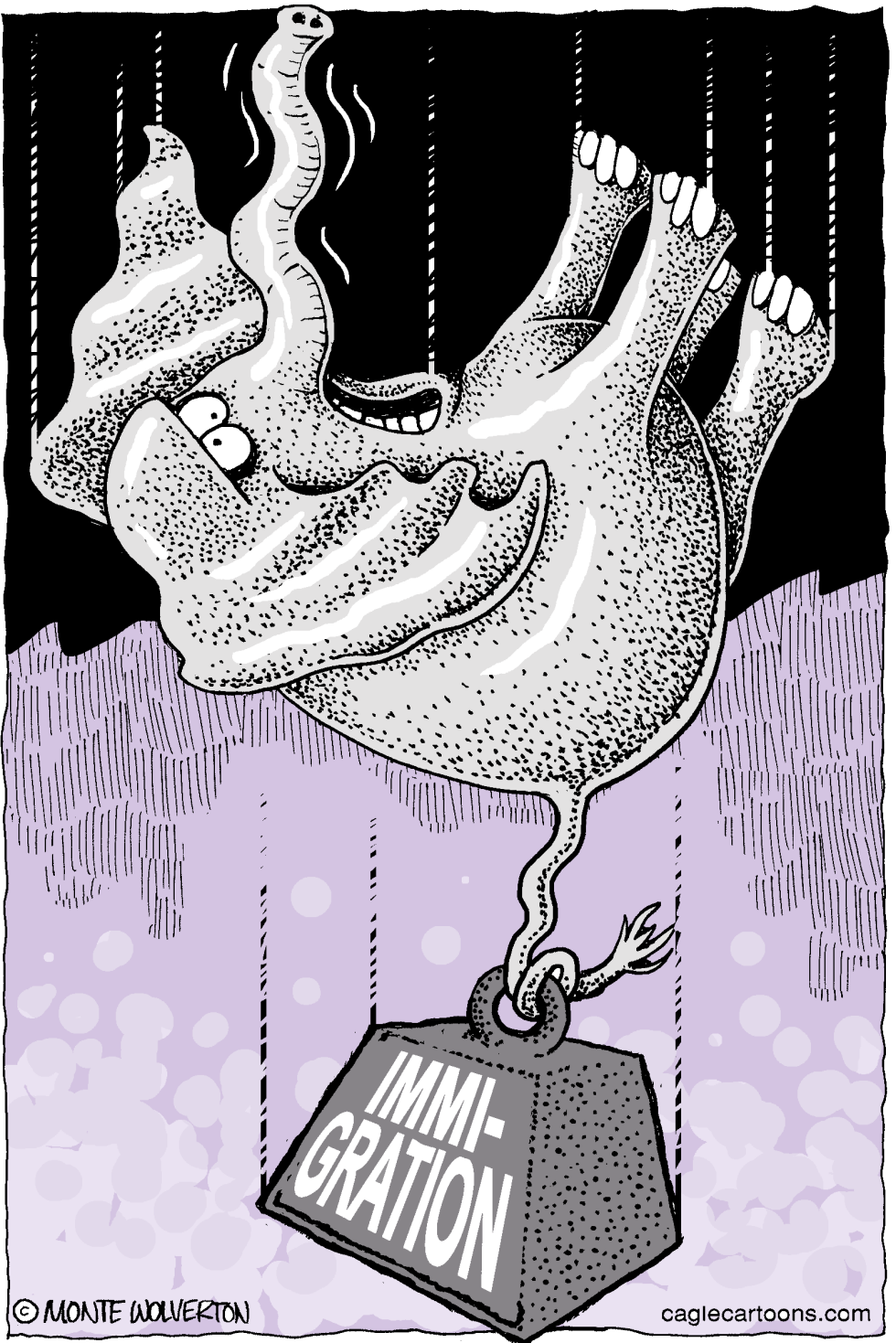 Immigration bringing the GOP down COLOR