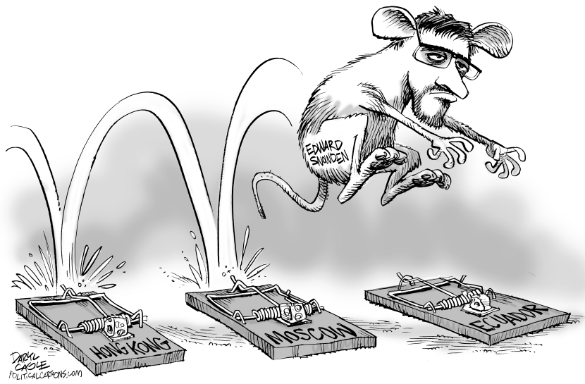 Edward Snowden Travels CORRECTION