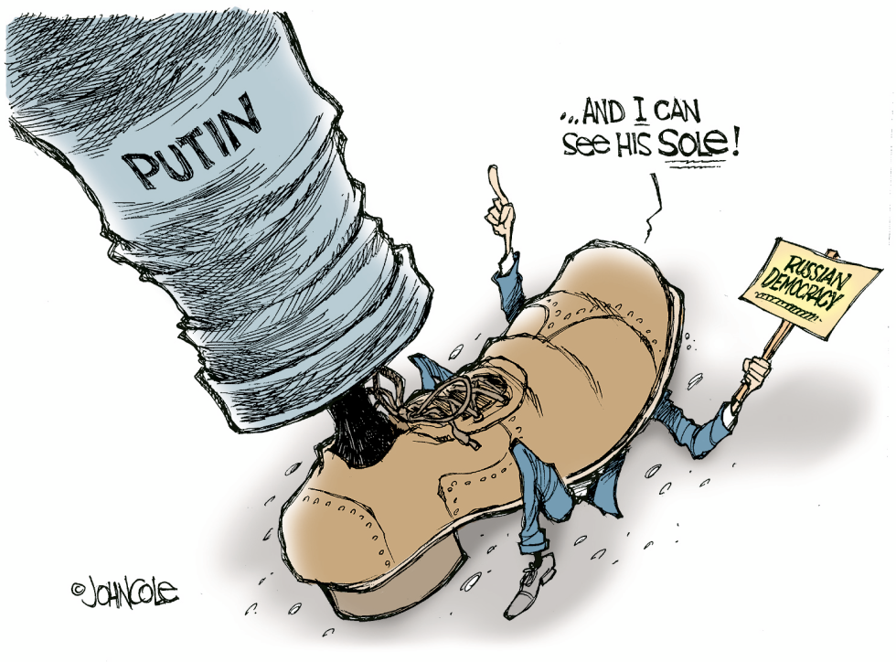 Seeing Putins sole -- color