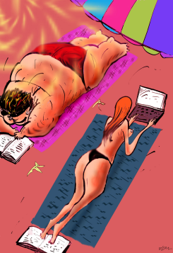 SUNBATHING by Oguz Gurel