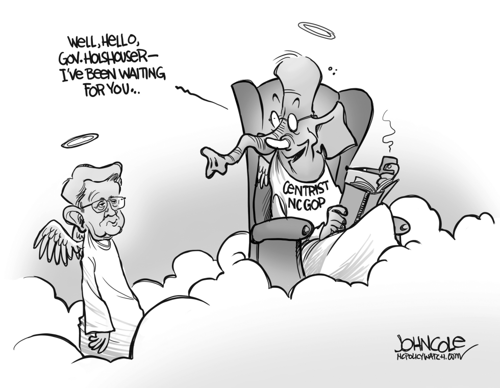 LOCAL NC -- Jim Holshouser BW