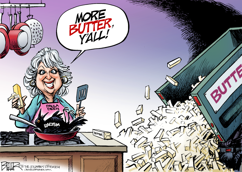  PAULA DEEN by Nate Beeler