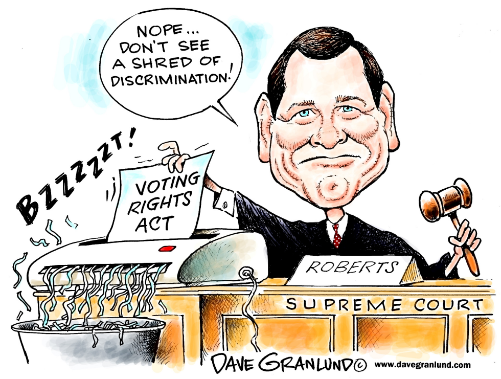 Voting Rights Act shredded