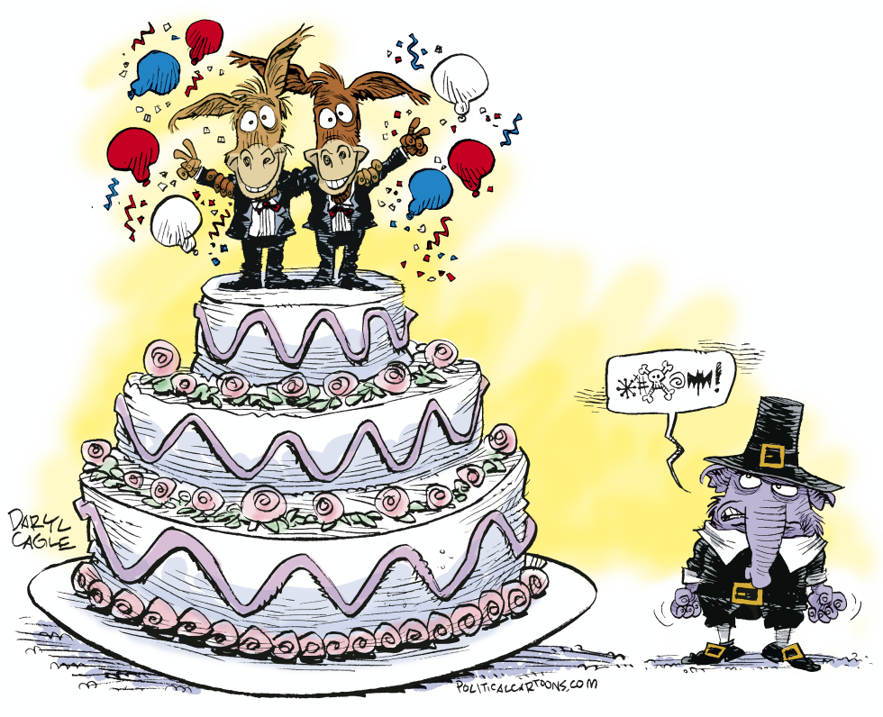  DOMA AND GAY MARRIAGE SCOTUS VICTORY by Daryl Cagle