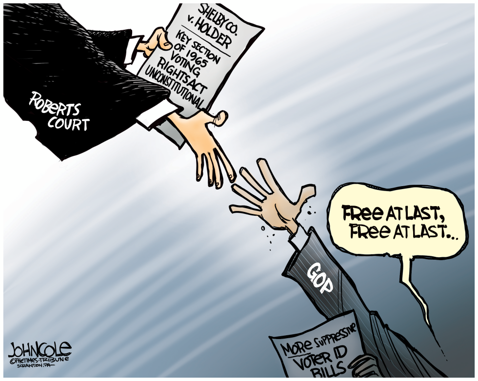 VRA ruling and Voter ID COLOR