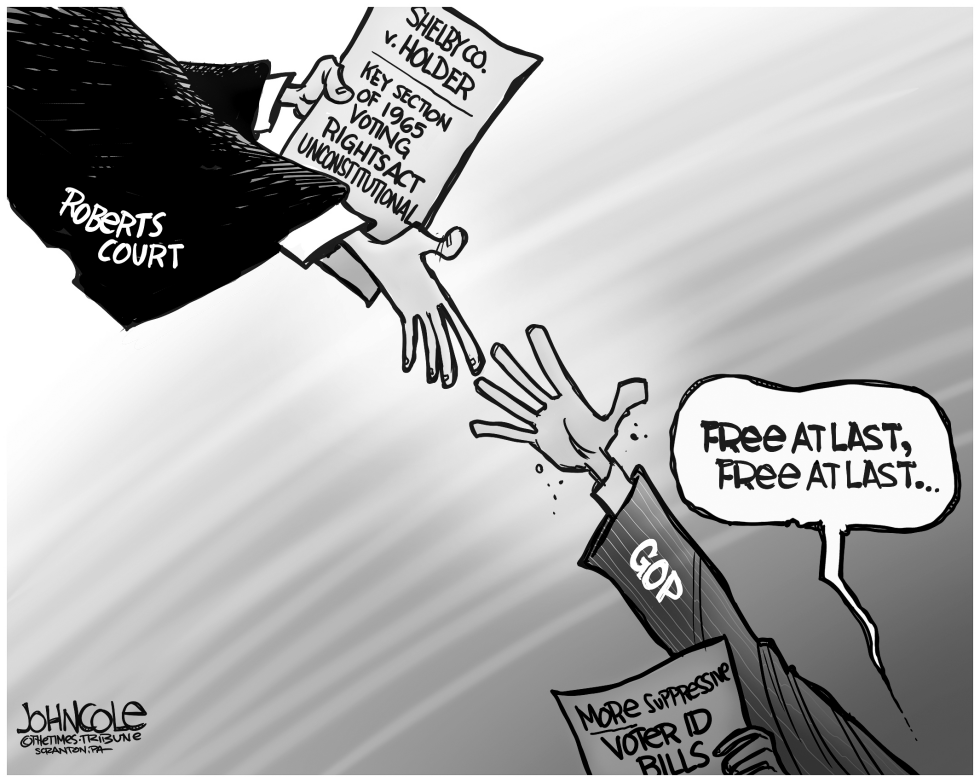 VRA ruling and Voter ID BW