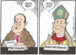 JESUS WEPT by Bob Englehart