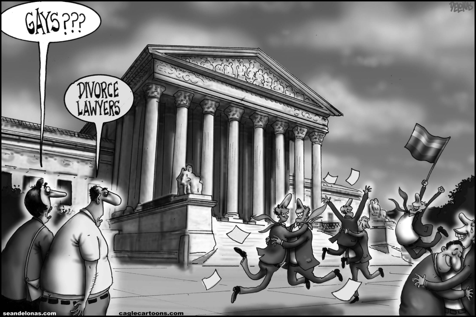 DOMA overturned greyscale