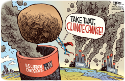 OBAMA CLIMATE PLAN  by Rick McKee