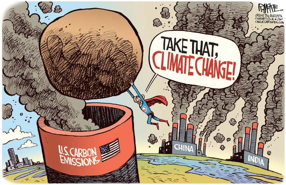  OBAMA CLIMATE PLAN by Rick McKee