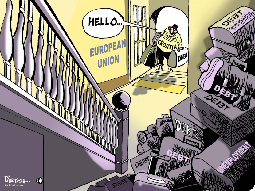 Croatia enters EU COLOR