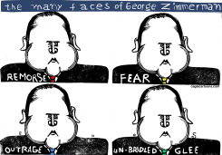 GEORGE ZIMMERMAN  by Randall Enos