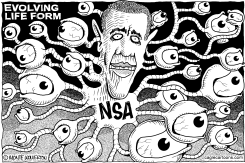 NSA EVOLVING LIFE FORM by Monte Wolverton