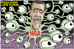 NSA EVOLVING LIFE FORM  by Monte Wolverton