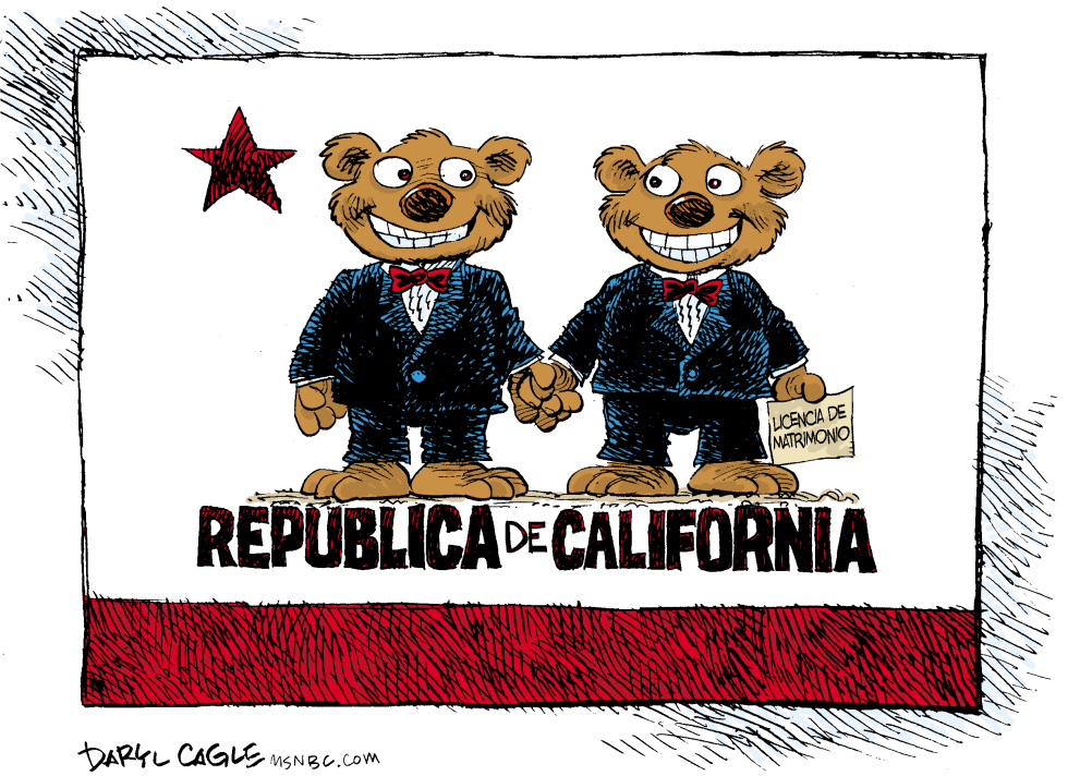  MATRIMONIO GAY EN CALIFORNIA by Daryl Cagle