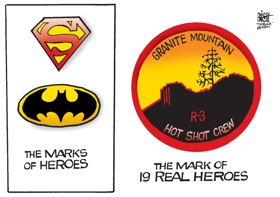 THE MARK OF A REAL HERO, COLOR