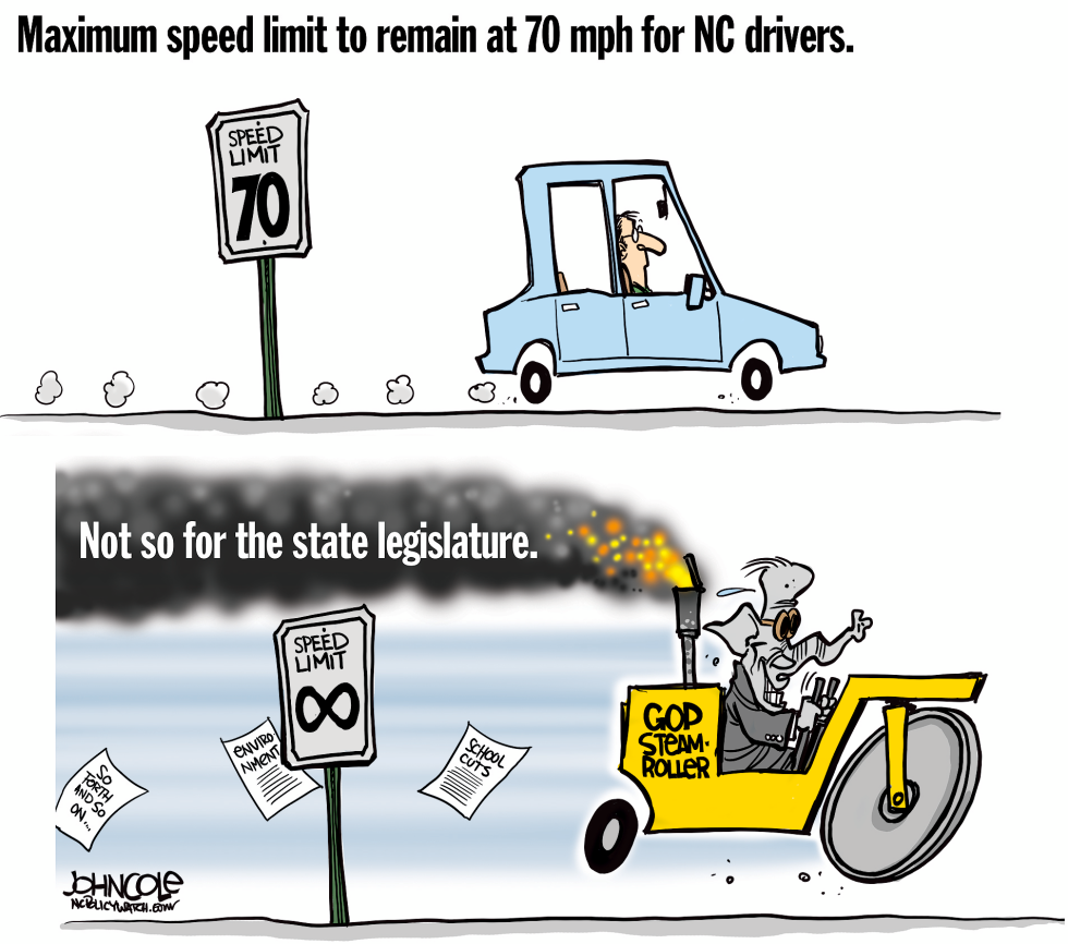 LOCAL NC -- GOP speed limits COLOR