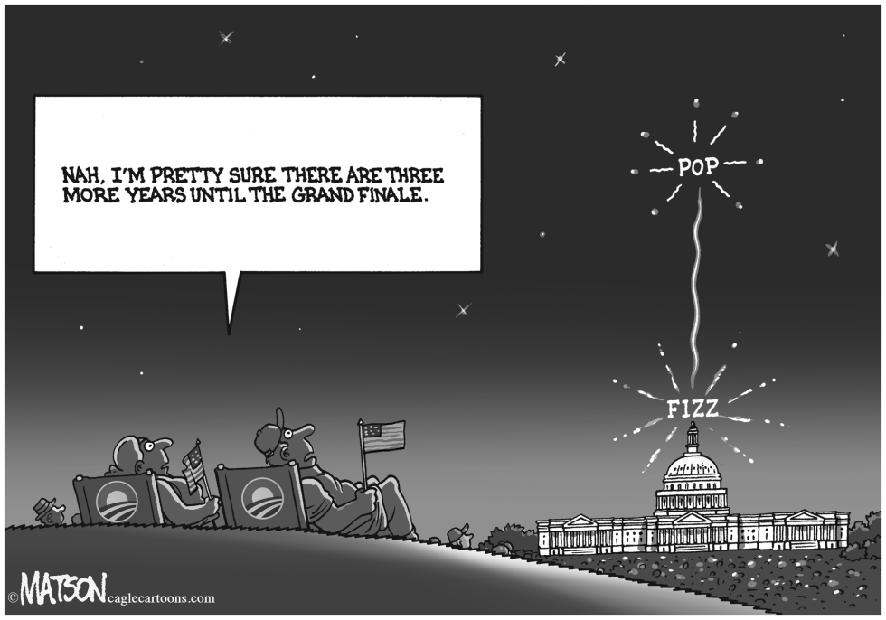  OBAMA PROMISE FIZZLES by RJ Matson