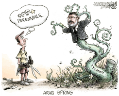 MORSI CUT DOWN  by Adam Zyglis