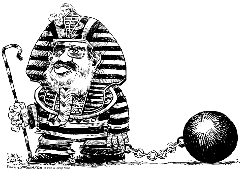 Pharoah Morsi in Jail