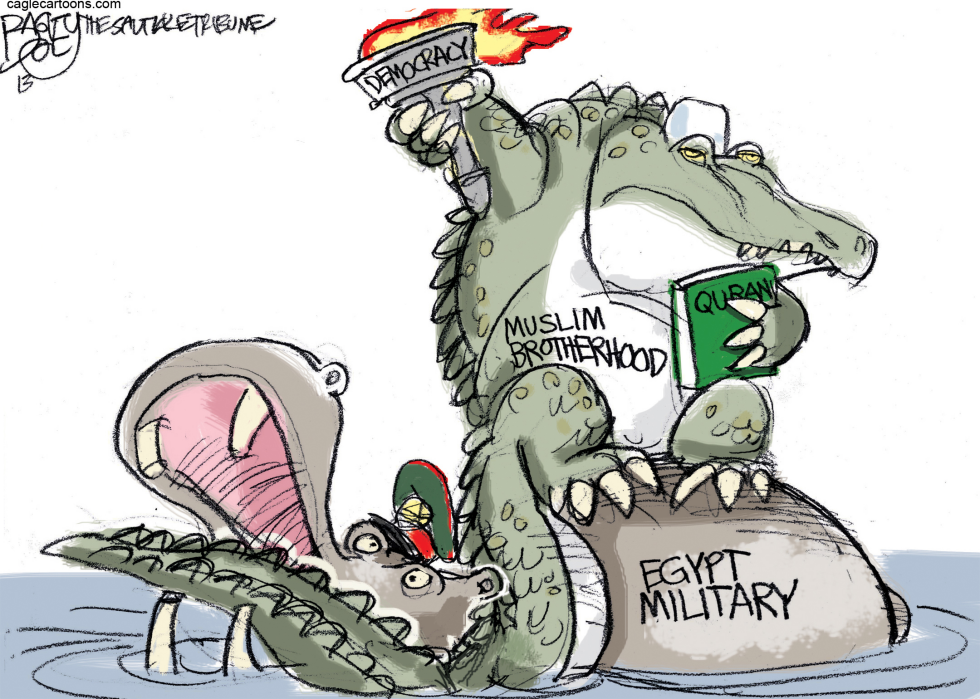  DEMOCRACY IN EGYPT by Pat Bagley