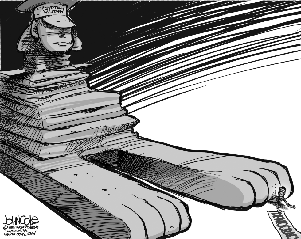 Egypt coup BW