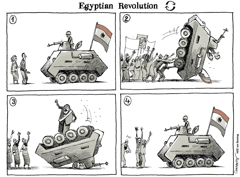  COUP IN CAIRO by Patrick Chappatte