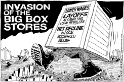 INVASION OF THE BIG BOX STORES by Monte Wolverton