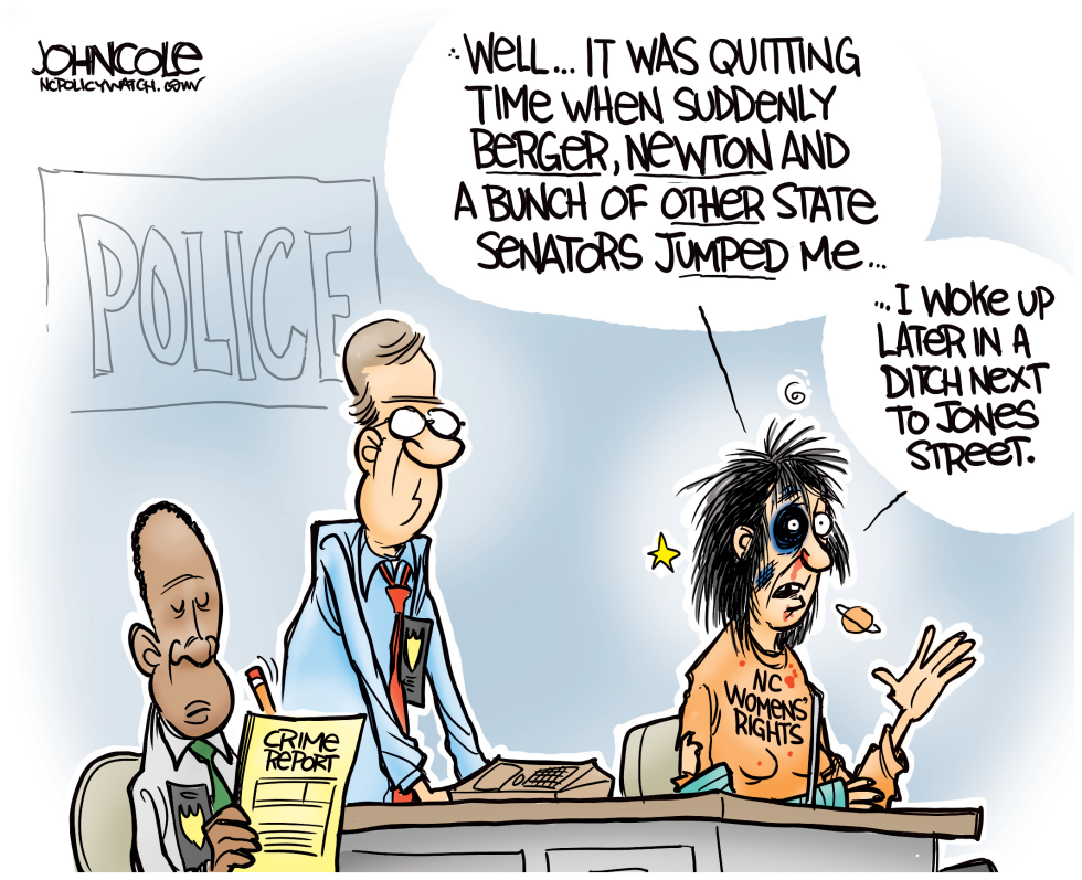 LOCAL NC -- GOP assault on women COLOR