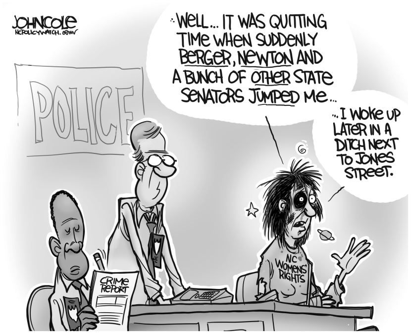 LOCAL NC -- GOP assault on women BW