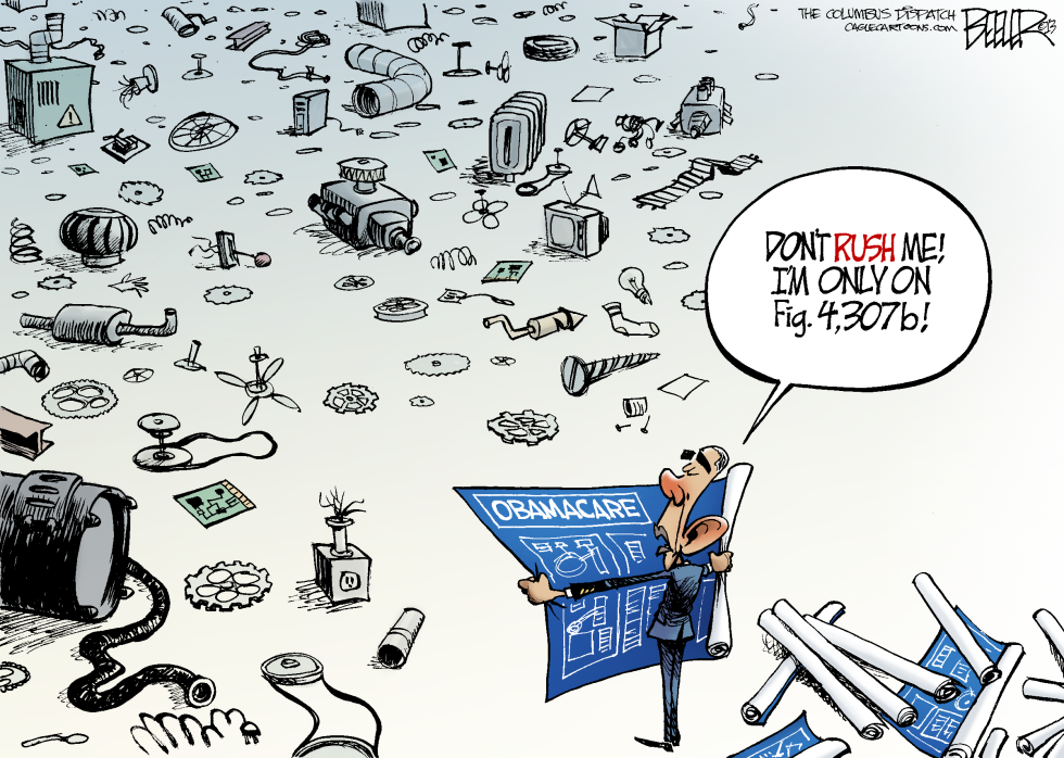  OBAMACARE PARTS by Nate Beeler