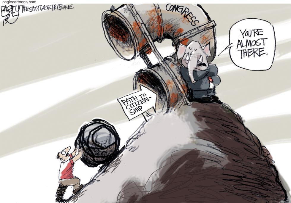 Immigration Sisyphus COLOR