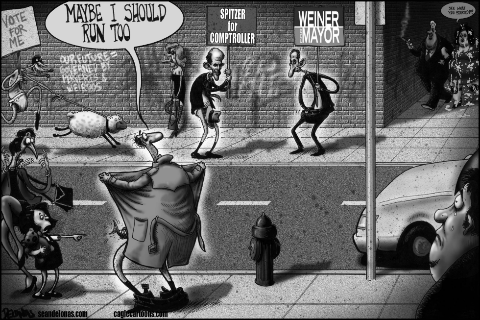 NY Local Spitzer running greyscale