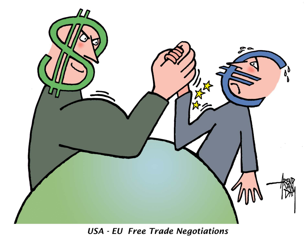 Free Trade Agreement Cartoons