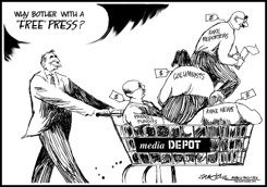 WHITE HOUSE PRESS GANNON FAKE by J.D. Crowe