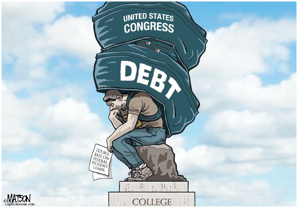 Congress Lets Interest Rate on Federal Student Loans Double-COLOR