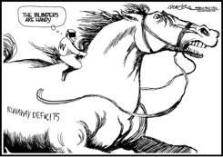 BUSH WEARS BLINDERS by J.D. Crowe