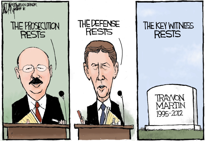 Zimmerman trial rests