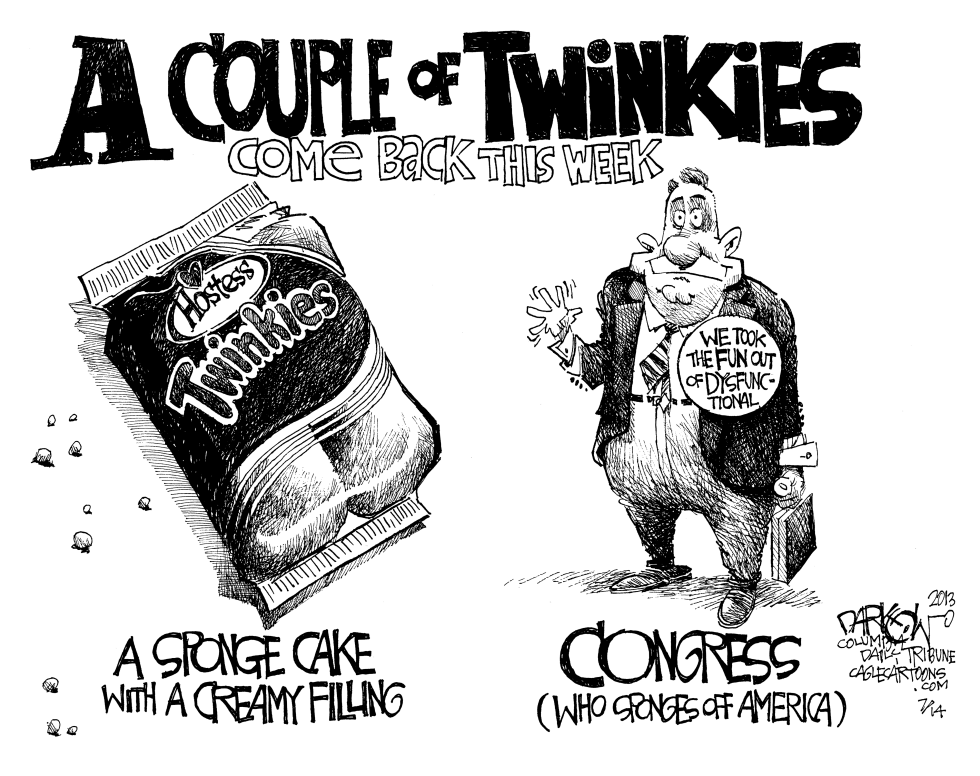  CONGRESSIONAL TWINKIES by John Darkow