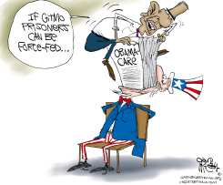 FORCE-FED OBAMACARE  by Gary McCoy