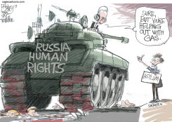 SNOWDEN SEEKS ASYLUM  by Pat Bagley