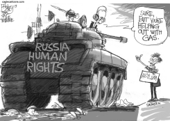 SNOWDEN SEEKS ASYLUM by Pat Bagley