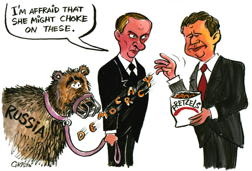 Putin and his pet