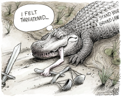 ZIMMERMAN ACQUITTED  by Adam Zyglis