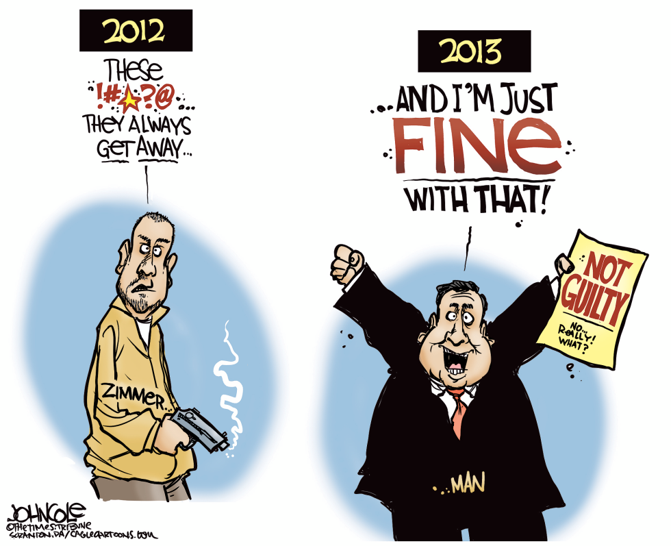 Zimmerman gets away COLOR