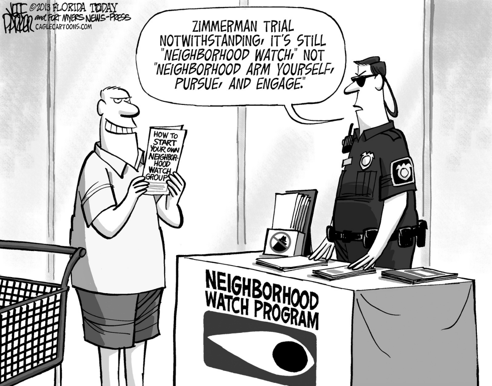 Zimmerman Neighborhood Watch Out