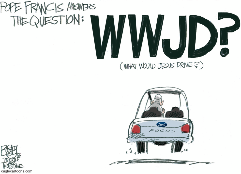  PAPAL RIDE by Pat Bagley